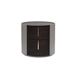 77IP-30200 Тумбочка 2 ящика темный шпон 59*43*55см