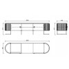 77IP-GD010-TV Тумба под TV LUCIANO 200*47*52см