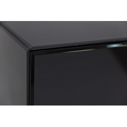 KFG059 Тумба c  2-мя ящиками черная/золото 55*40*58см