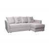 Диван Sorrento 230 с канапе трехмест.раскл (Еврокнижка) Koza3803-SVSER+Nev83 230*156*90см