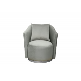 Кресло Verona/VD вращающееся, велюр мятный Colt025-MINT/хром 70*77*80см