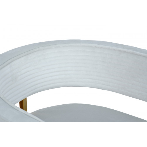 GY-8504STUL-SVSER Стул велюр светло-серый/золото 60*55*73см