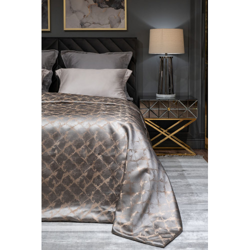 KFG090 Тумба с матовой зерк.отделкой каркас металл.  60*40*60см