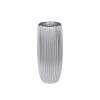 ZS2062-27SL Кашпо серебристое с полосками d30*69см