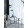 Столики интерьерные, набор 2 предмета 46х46х60; 41х41х51см 