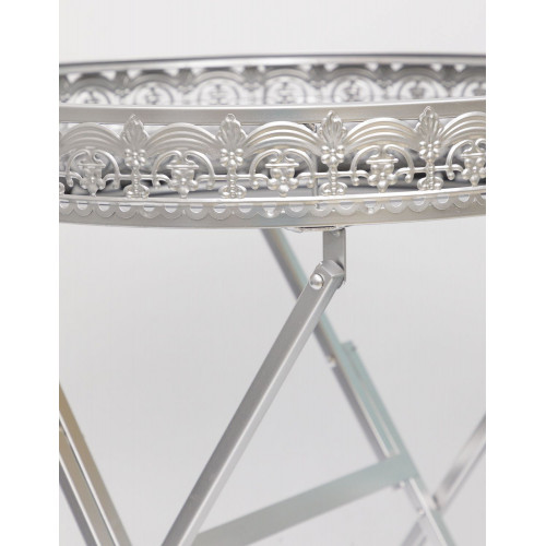 Столик интерьерный со стеклянной столешницей 50х50х71см 