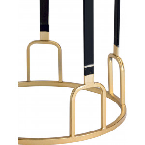 Столик интерьерный с белым мрамором 33x33x49см 
