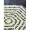 Столик акцентный с отделкой раковинами устриц 40x35x46см 