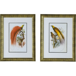 Панно Птицы, 2 предмета 60x3x80см 