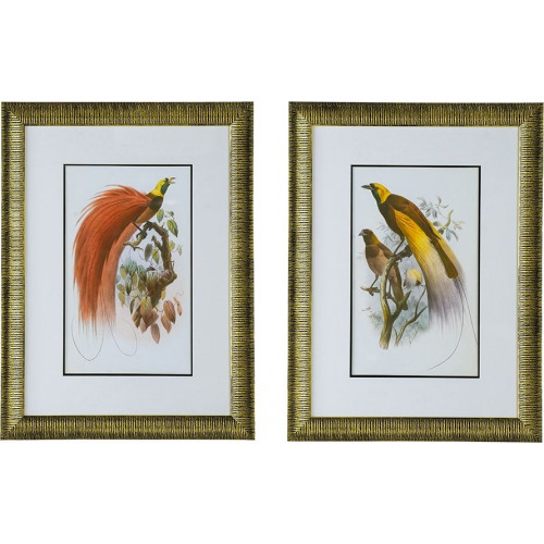 Панно Птицы, 2 предмета 60x3x80см 