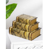 Шкатулки в виде книг, набор 3 предмета 21х8х29, 17х7х24, 13х5х19см 