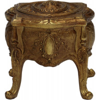Шкатулка на ножках, под старину 10x9x11см 