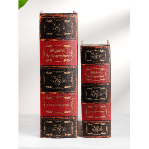 Шкатулки в виде книг, набор 2 предмета 19х8х27, 14х6х20см 