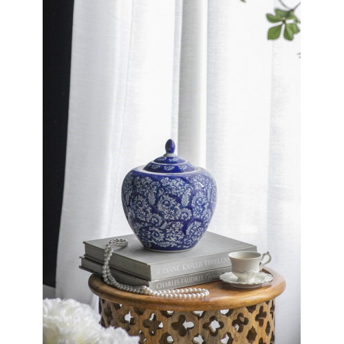Ваза с крышкой 21x21x25см  от Glasar