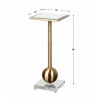 Стол придиванный ЛАТОН/LATON от американской фабрики Аттермост/Uttermost