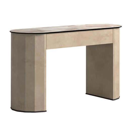 Консоль Dune итальянская — столик письменный с гималайским мрамором